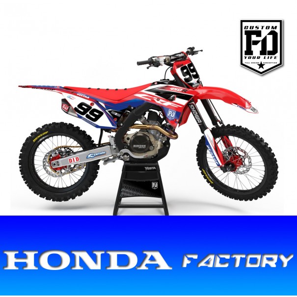 Kit déco Moto Cross  Factory HONDA