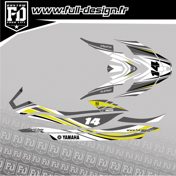 Kit Déco Jet Ski Yamaha GP 2021 Wave Lime