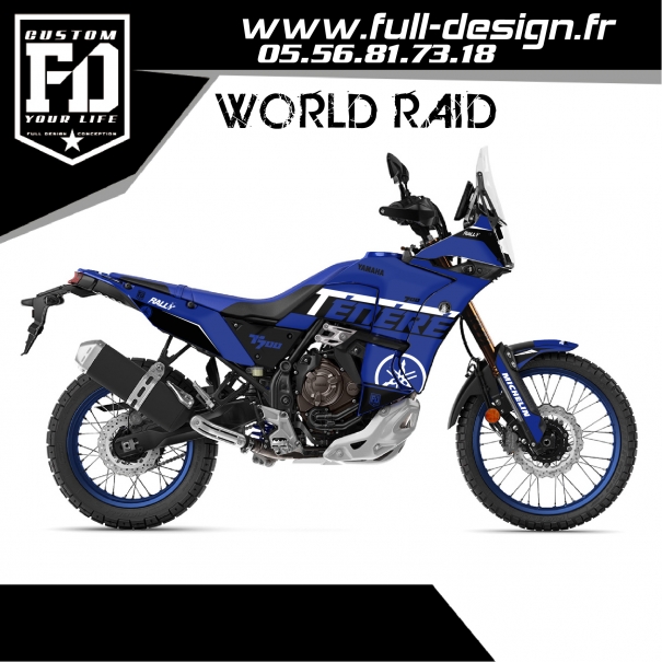 Kit Déco Yamaha World Raid Ténéré Dakar Blue