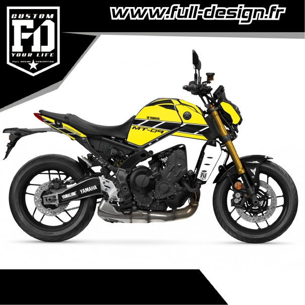Kit Déco Yamaha MT09 REVS Yellow
