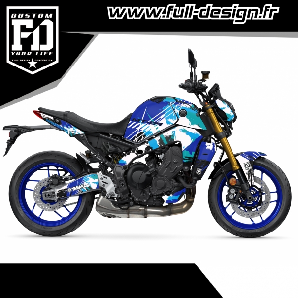 Kit Déco Yamaha MT09 Rush Blue