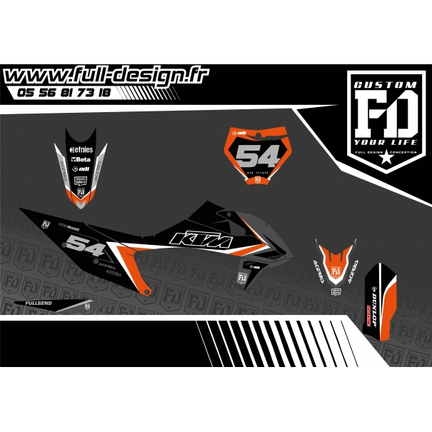 Kit Déco KTM 125-250 SX Enduro